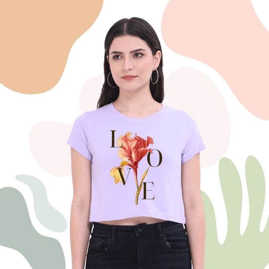 TEESPOT Women’s Crop Top – 100% Cotton | 180 GSM | Stylish & Comfortable