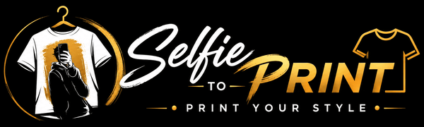 SelfieToPrint logo - custom photo t-shirt printing, print your style